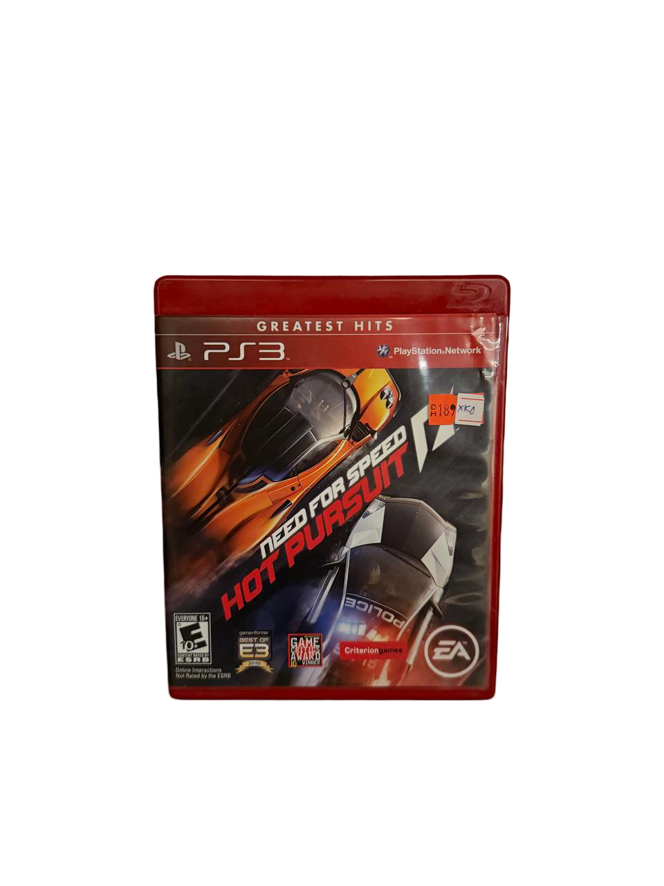 Need for Speed Hot Pursuit Greatest Hits PS3 - Front Cover