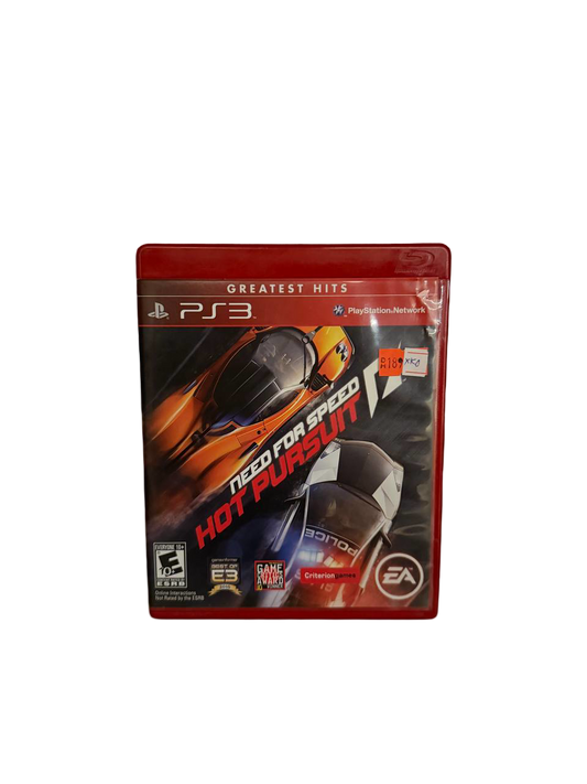 Need for Speed Hot Pursuit Greatest Hits PS3 - Front Cover