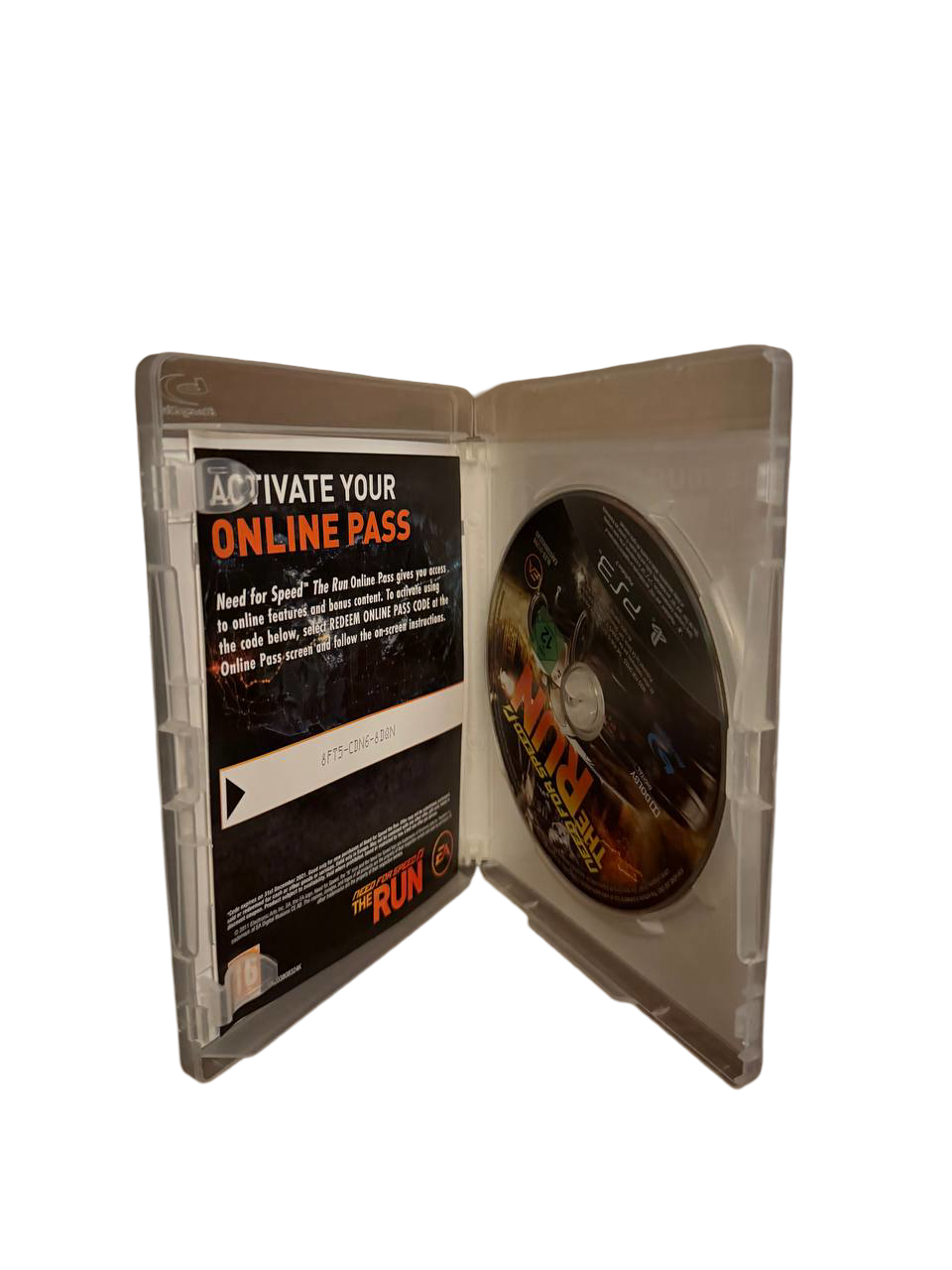 NFS The Run PS3 - Disc with Online Pass