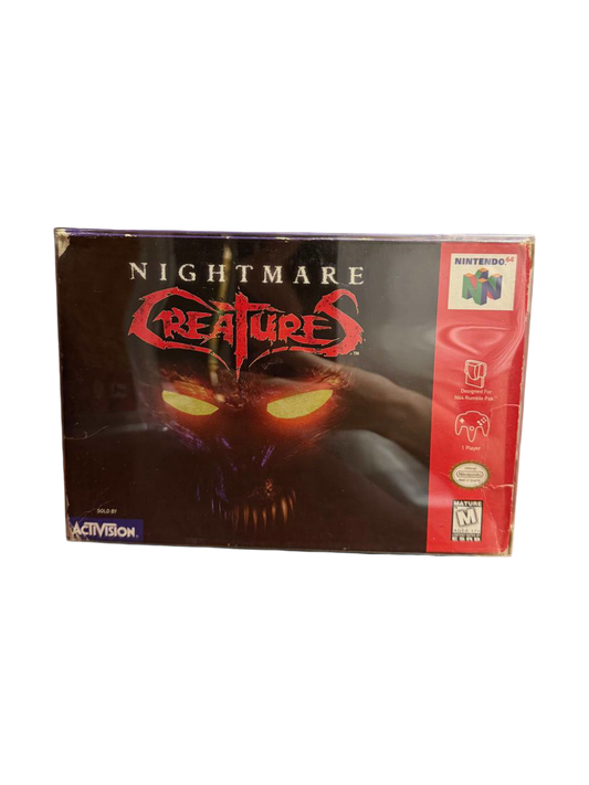 Nightmare Creatures Nintendo 64 CIB