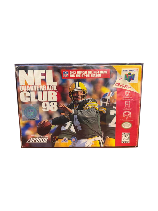 NFL Quarterback Club 98 Nintendo 64 CIB