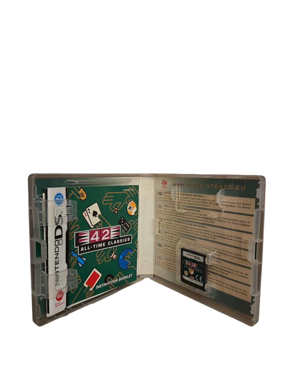42 All-Time Classics DS - Open Case, Manual & Cartridge