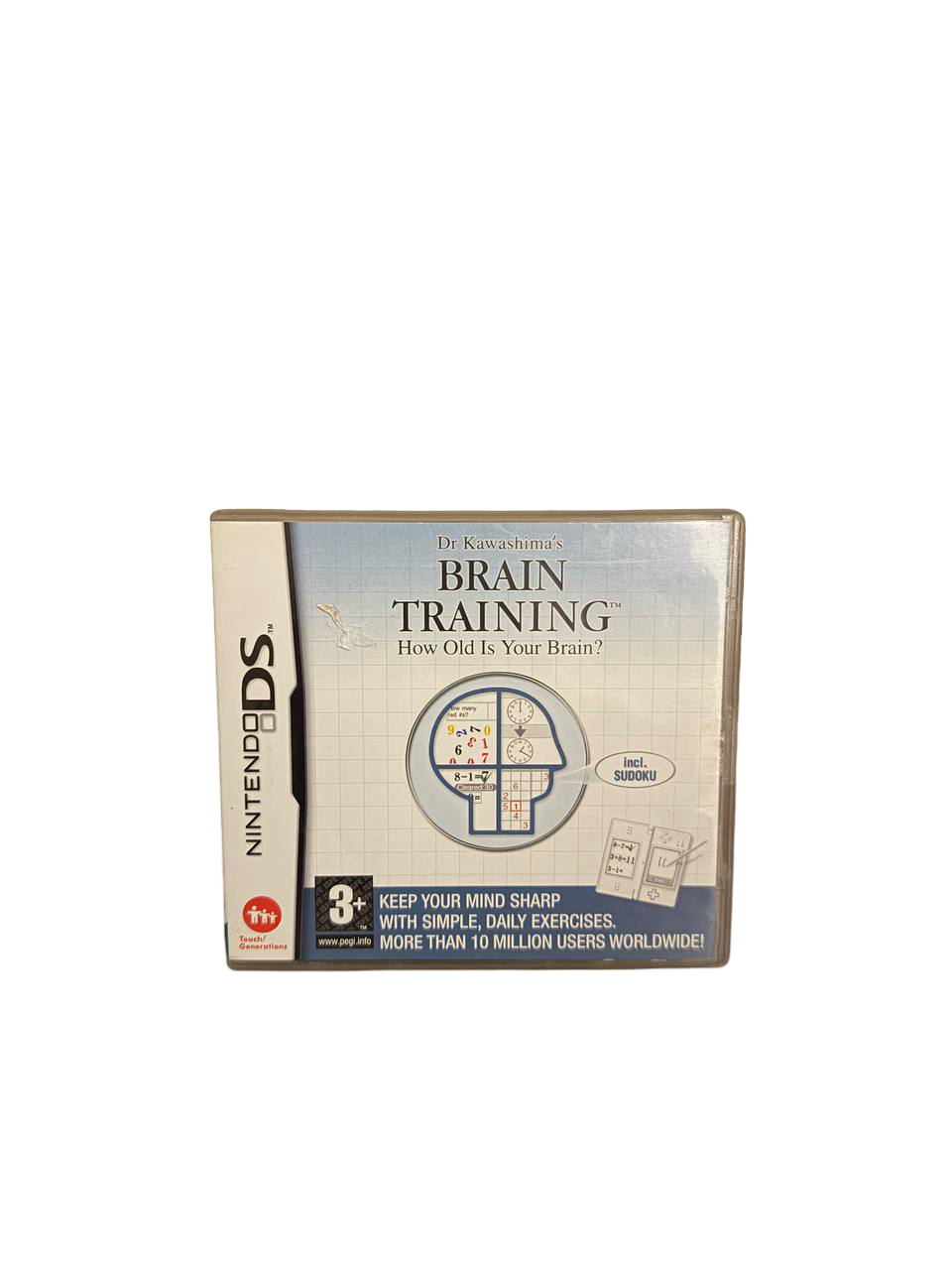 Dr. Kawashima's Brain Training DS - Front Cover