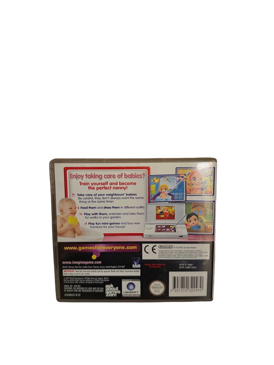 Imagine Babies DS - Back Cover