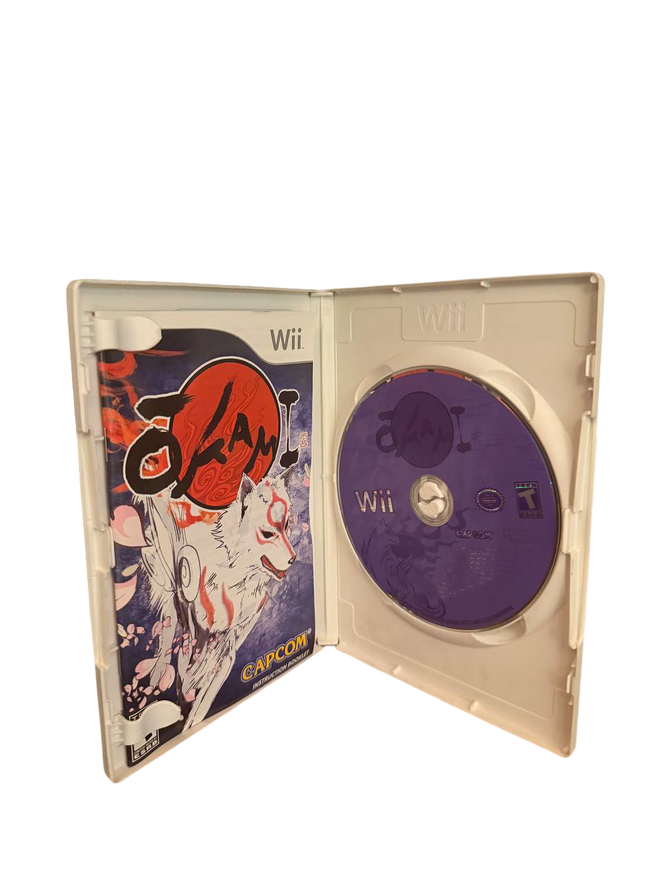 Okami Wii - Case & Disc