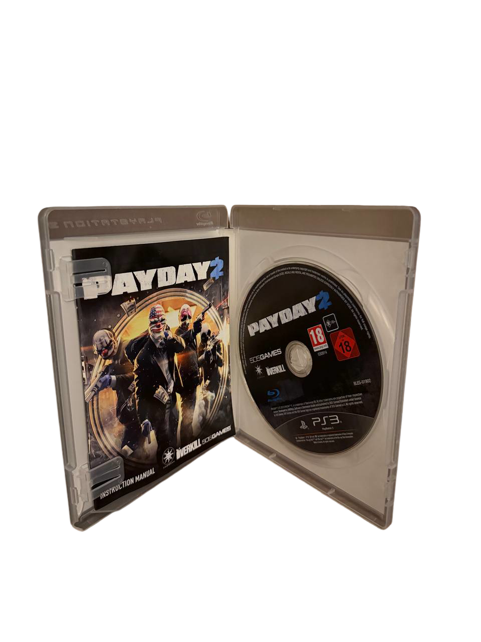 Payday 2 PS3 - Disc and Manual