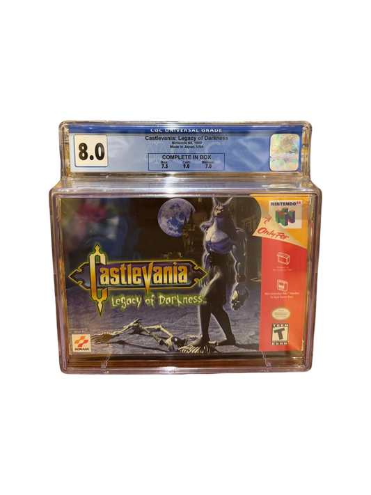 Castlevania Legacy of Darkness N64 CGC 8.0 CIB