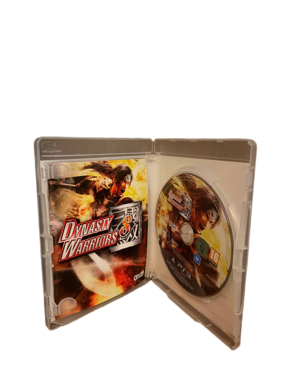 Dynasty Warriors 8 PS3 - Open Case and Disc