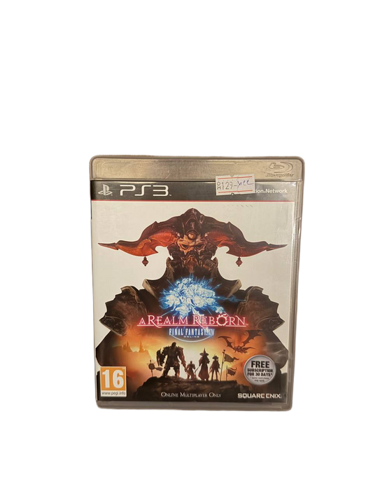 Final Fantasy XIV A Realm Reborn PS3 - Front Cover