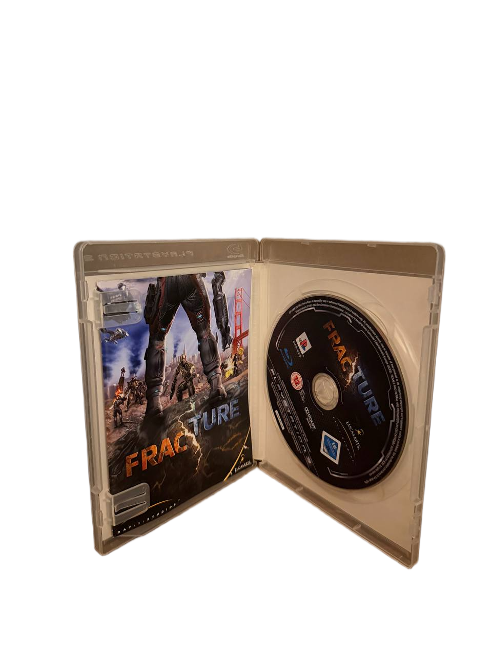Fracture PS3 LucasArts - Front Cover