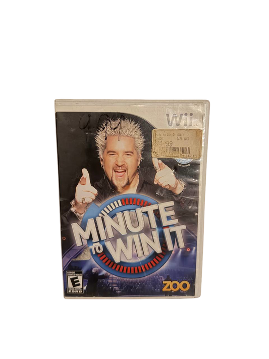 Minute to Win It Wii - Front Cover