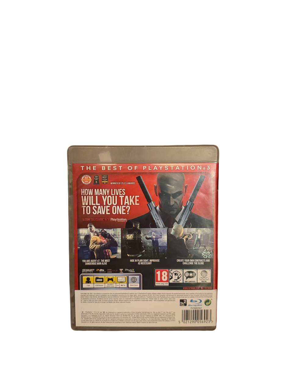 Hitman Absolution PS3 - Front Cover
