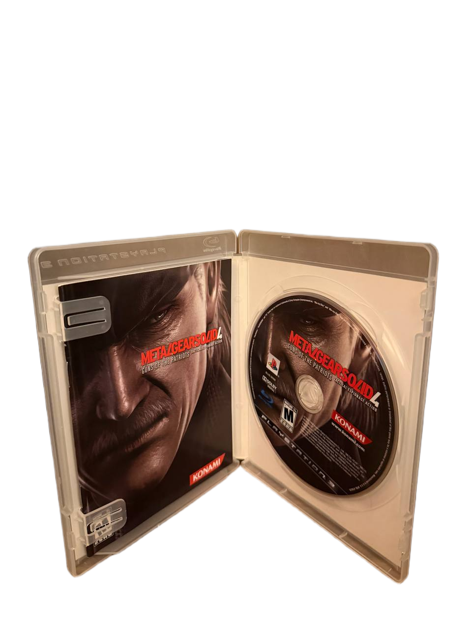 Metal Gear Solid 4 PS3 - Open Case