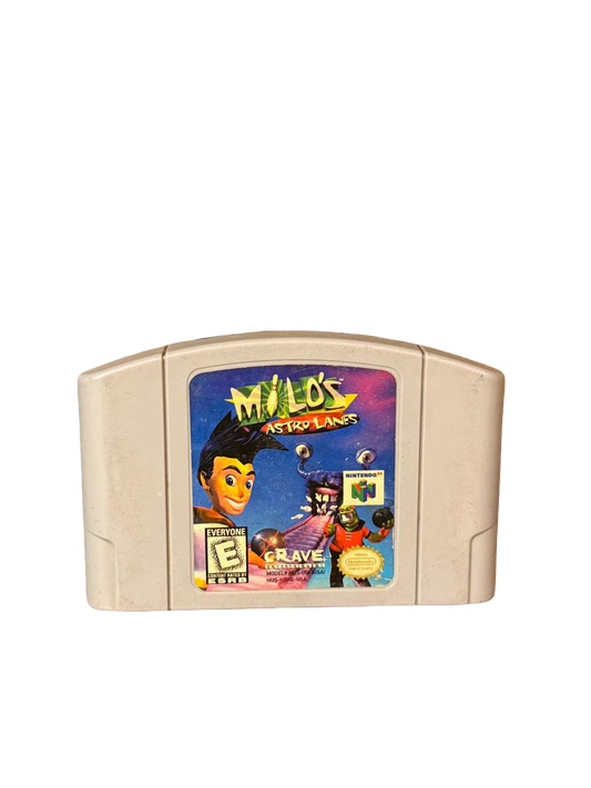 Milo's Astro Lanes N64 - Cartridge