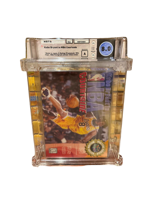 Kobe Bryant in NBA Courtside N64 WATA 8.0 A Sealed