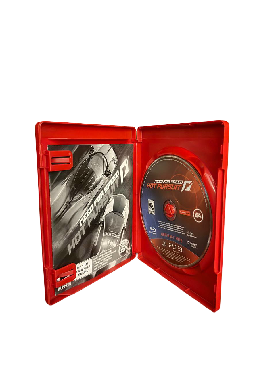 NFS Hot Pursuit PS3 - Disc and Case