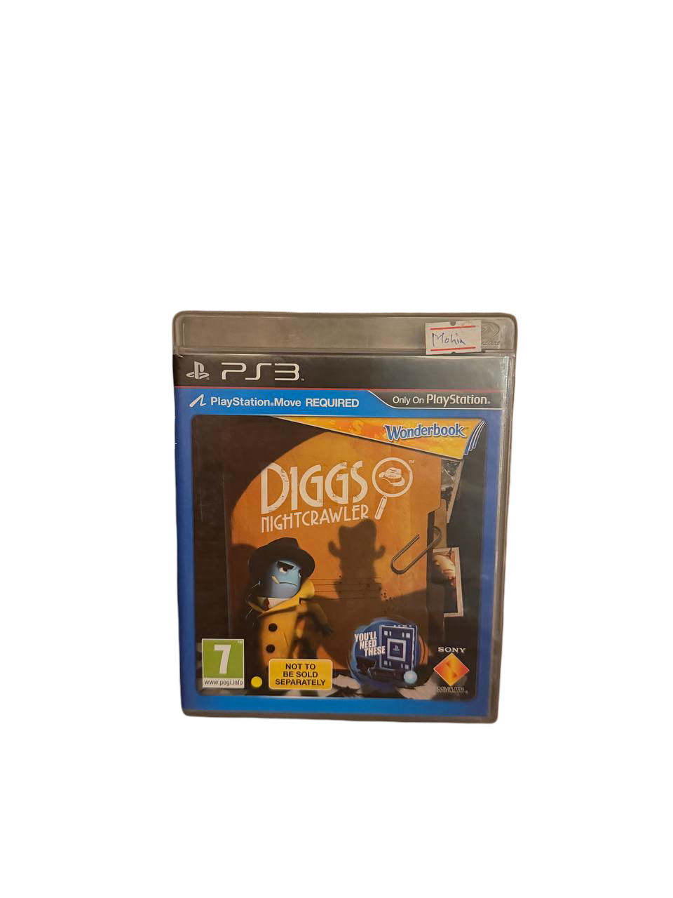Diggs Nightcrawler Wonderbook PS3 - Front Cover