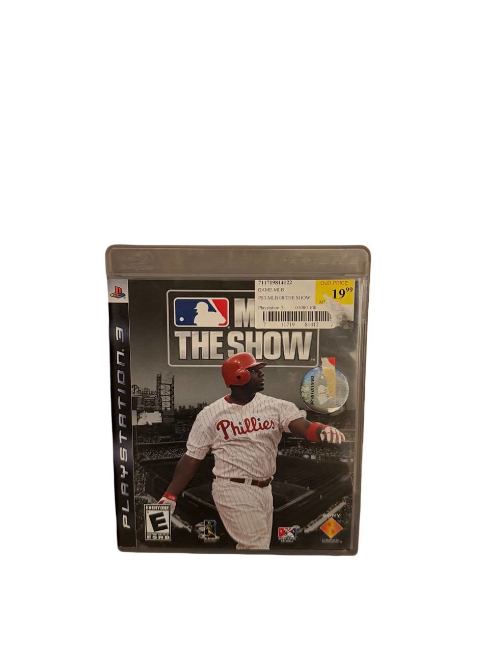 MLB 08 The Show PS3 - Front Cover
