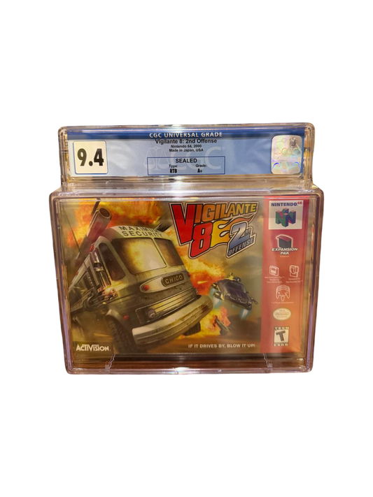 Vigilante 8 2nd Offense N64 CGC 9.4 Sealed