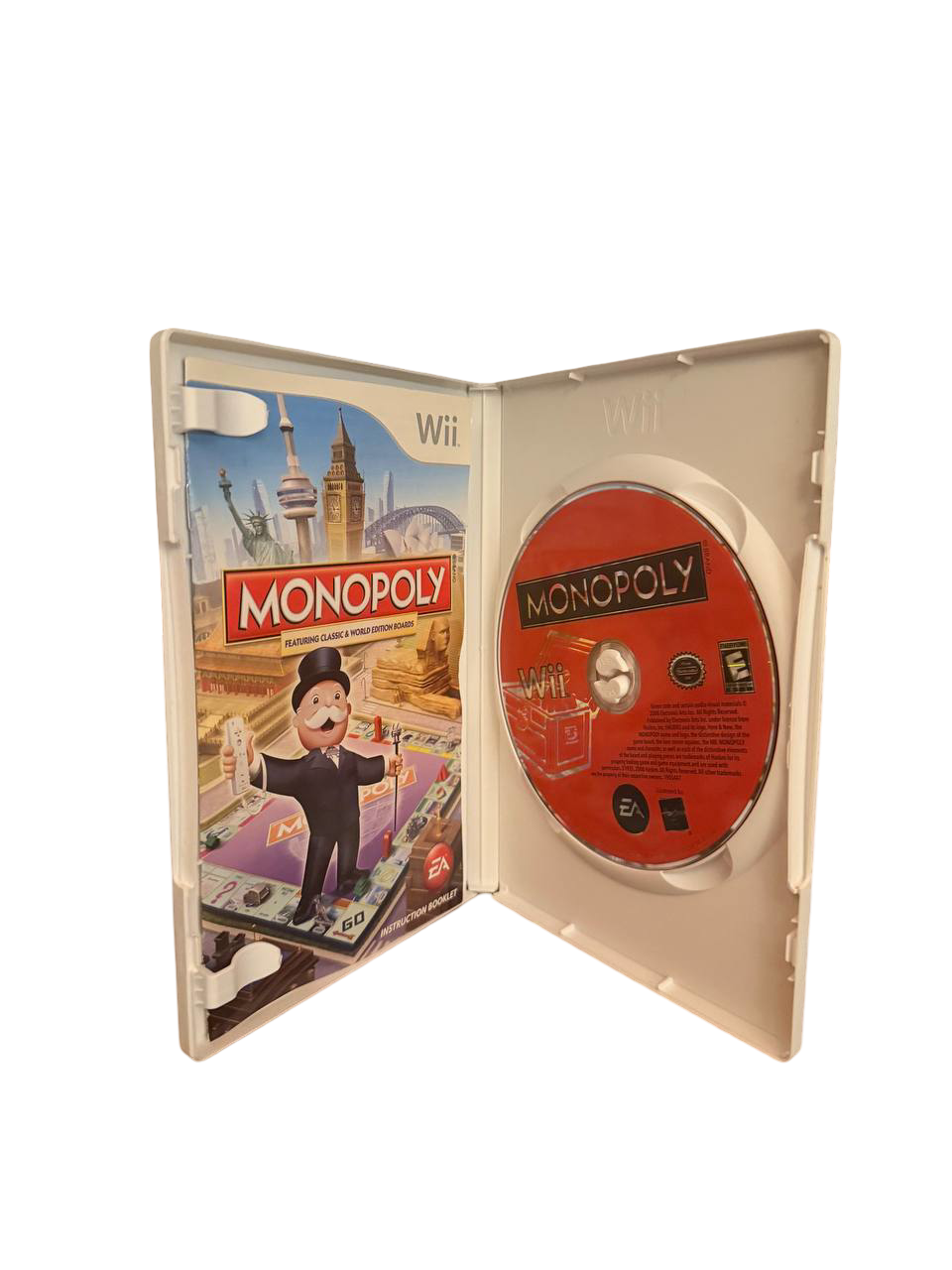 Monopoly Here and Now Worldwide Edition Wii - Disc & Booklet