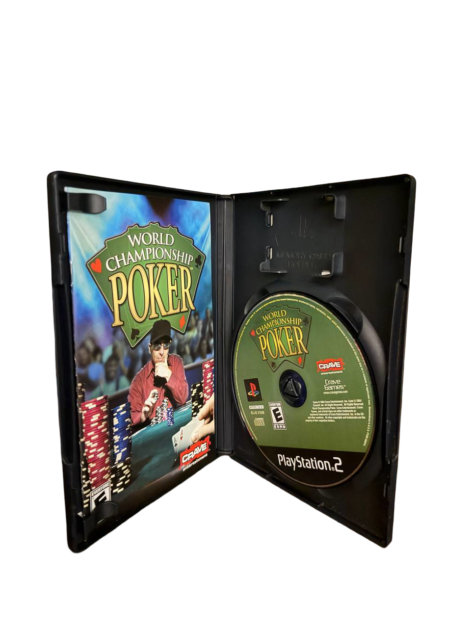 World Championship Poker PS2 - Disc & Case