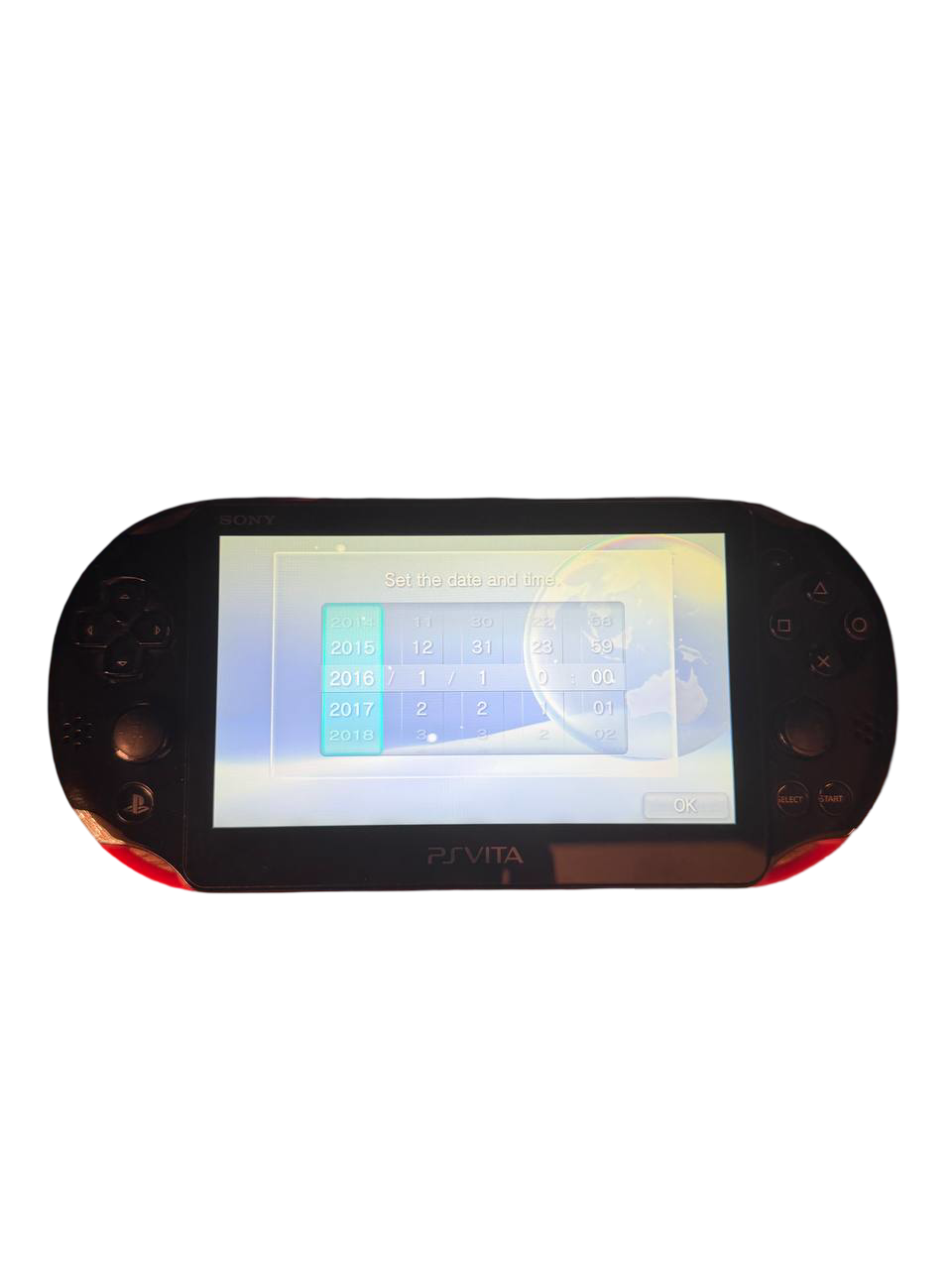 PlayStation Vita Slim (PCH-2000) - Black & Red [Without Box]
