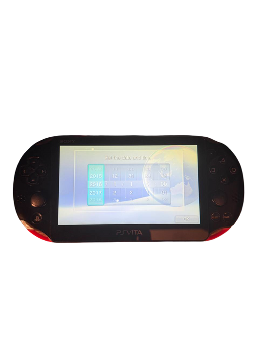 PlayStation Vita Slim (PCH-2000) - Black & Red [Without Box]