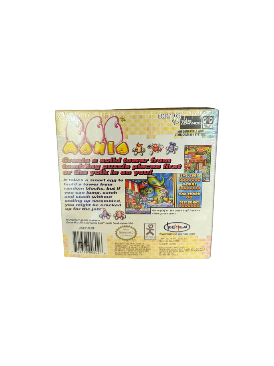Egg Mania [Brand New & Sealed] - Game Boy Advance (GBA) - NTSC