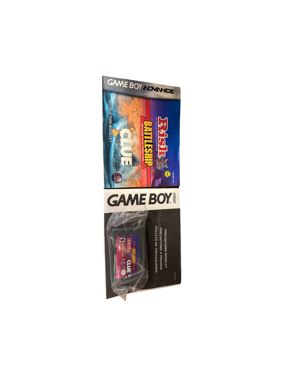 Risk / Battleship / Clue [Complete in Box] - Game Boy Advance (GBA) - NTSC