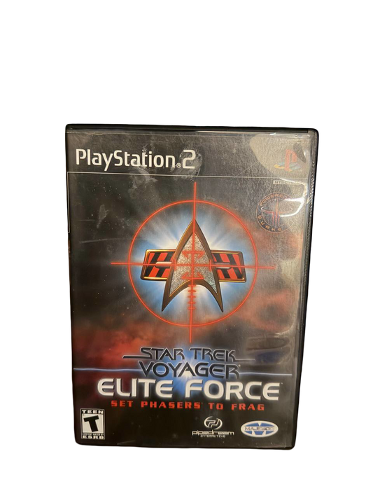 Star Trek Voyager Elite Force PS2 - Front Cover