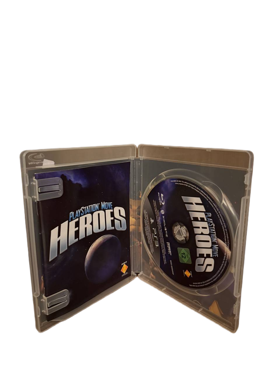 PlayStation Move Heroes PS3 - Disc and Manual