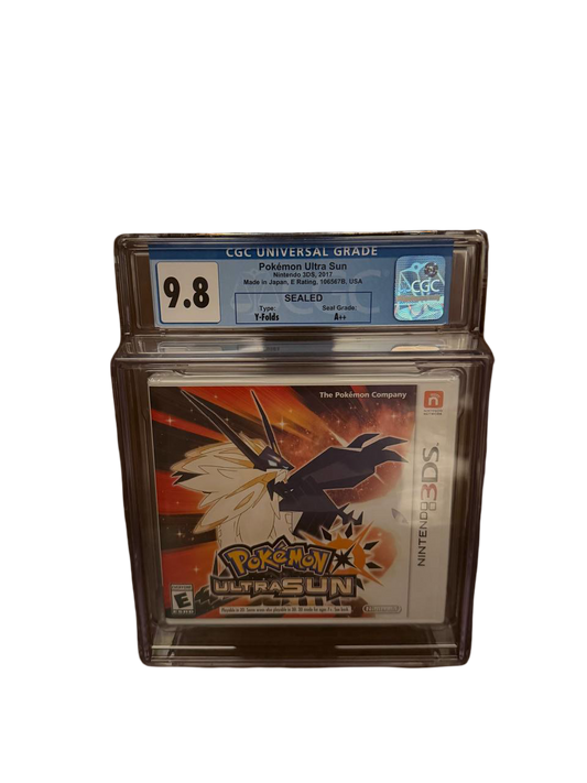 Pokemon Ultra Sun 3DS CGC 9.8 Sealed - Front