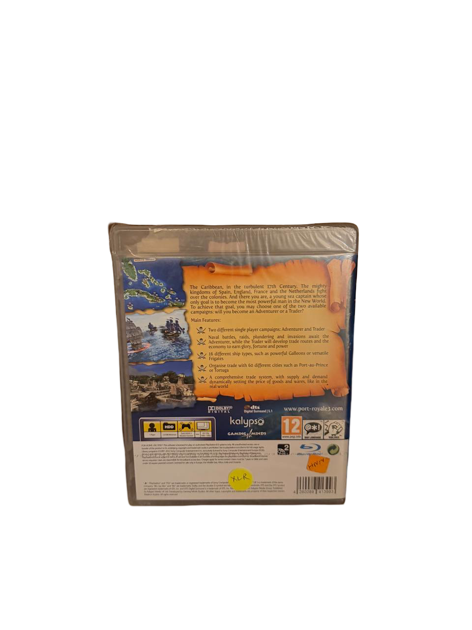 Port Royale 3 PS3 - Back Cover