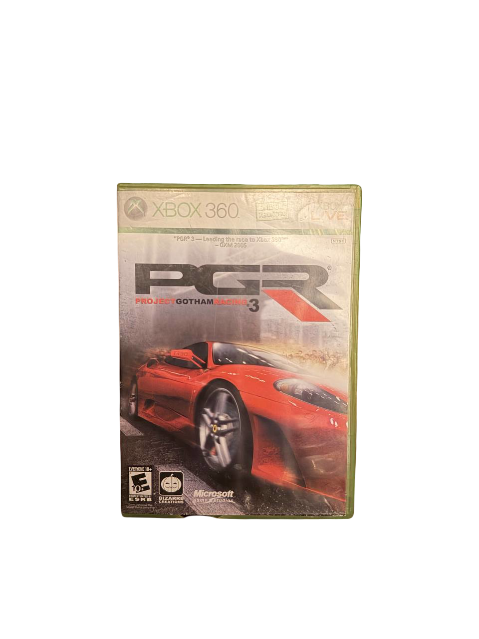 Project Gotham Racing 3 Xbox 360 - Front Cover