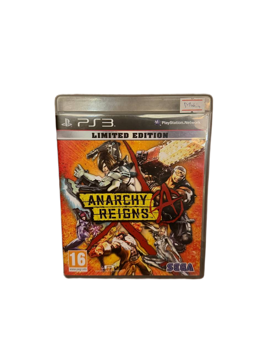 Anarchy Reigns Limited Edition PS3 Sega - Front Cover