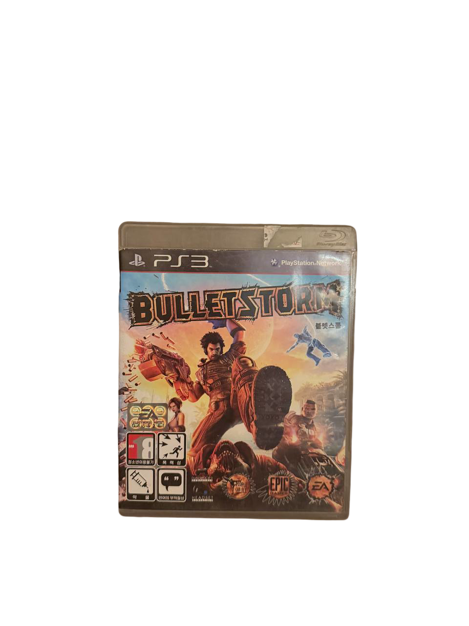 Bulletstorm Korean Edition PS3 - Front Cover