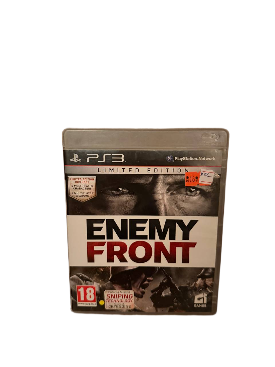 Enemy Front Limited Edition PS3 - Front Cover
