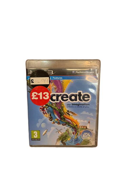 Create EA PS3 - Disc and Case
