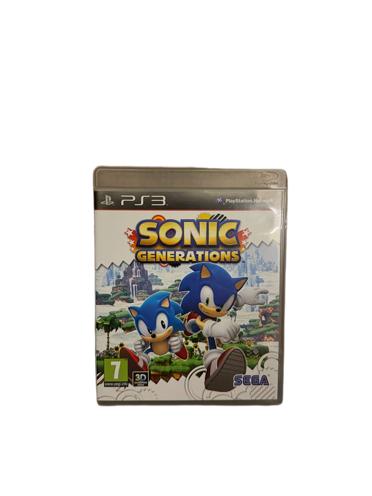 Sonic Generations PS3 Sega - Front Cover