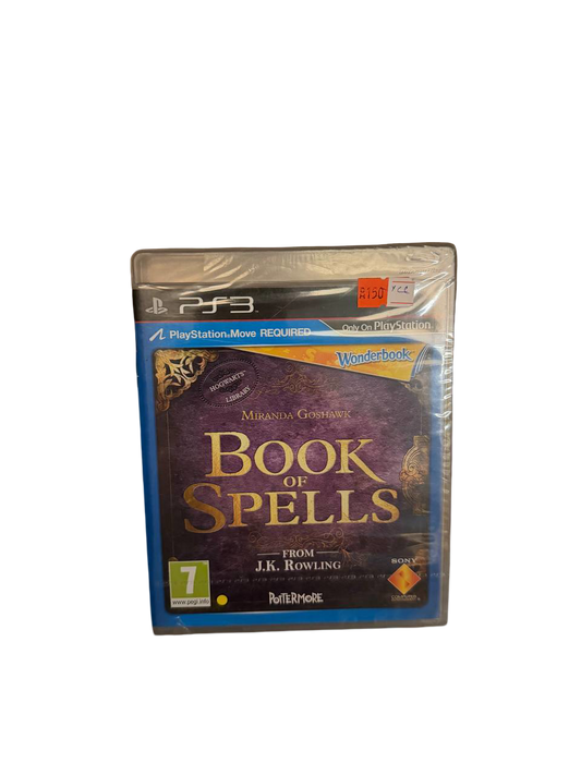 Wonderbook Book of Spells PS3 JK Rowling - Front Cover