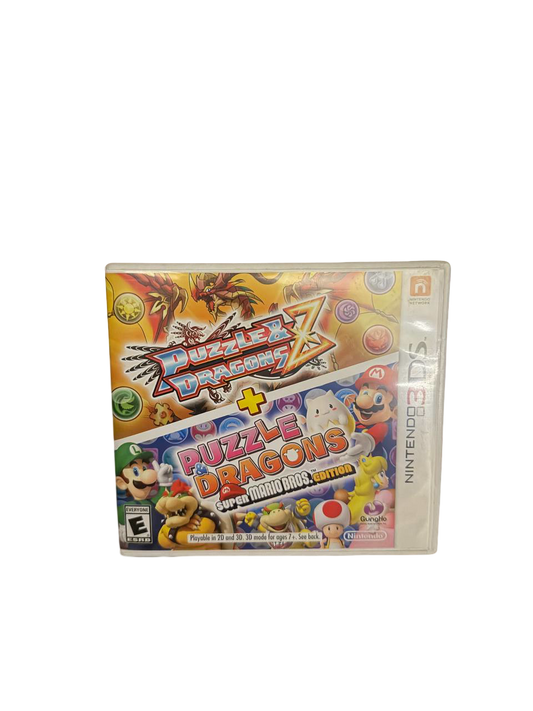 Puzzle & Dragons Z + Super Mario Bros Edition 3DS - Front Cover