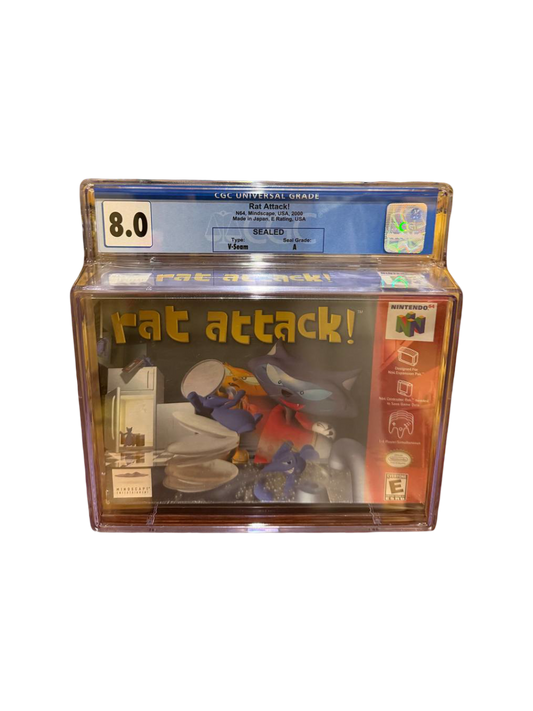 Rat Attack N64 CGC 8.0 Sealed