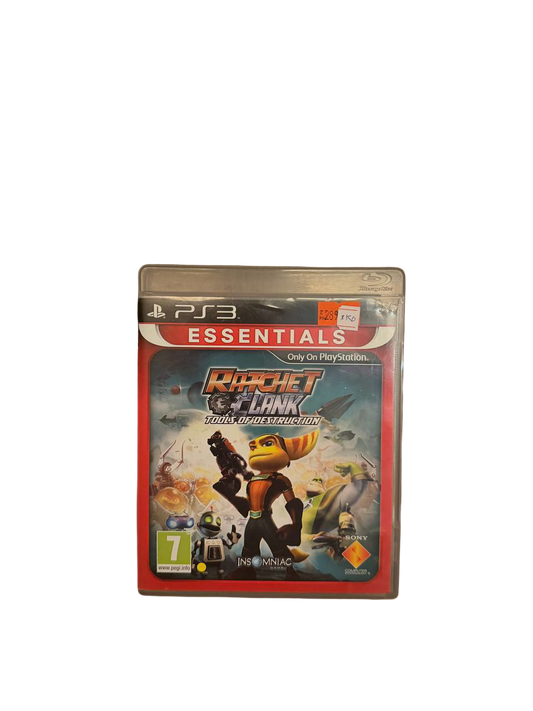 Ratchet & Clank Tools of Destruction Essentials PS3 - Front Cover