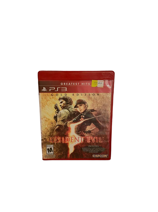 Resident Evil 5 Gold Edition PS3 - Front Cover