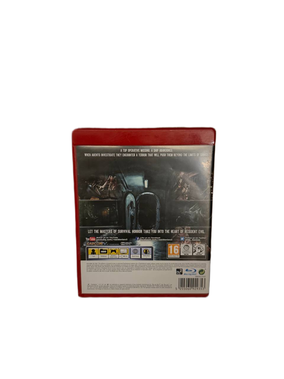 Resident Evil Revelations PS3 - Back Cover