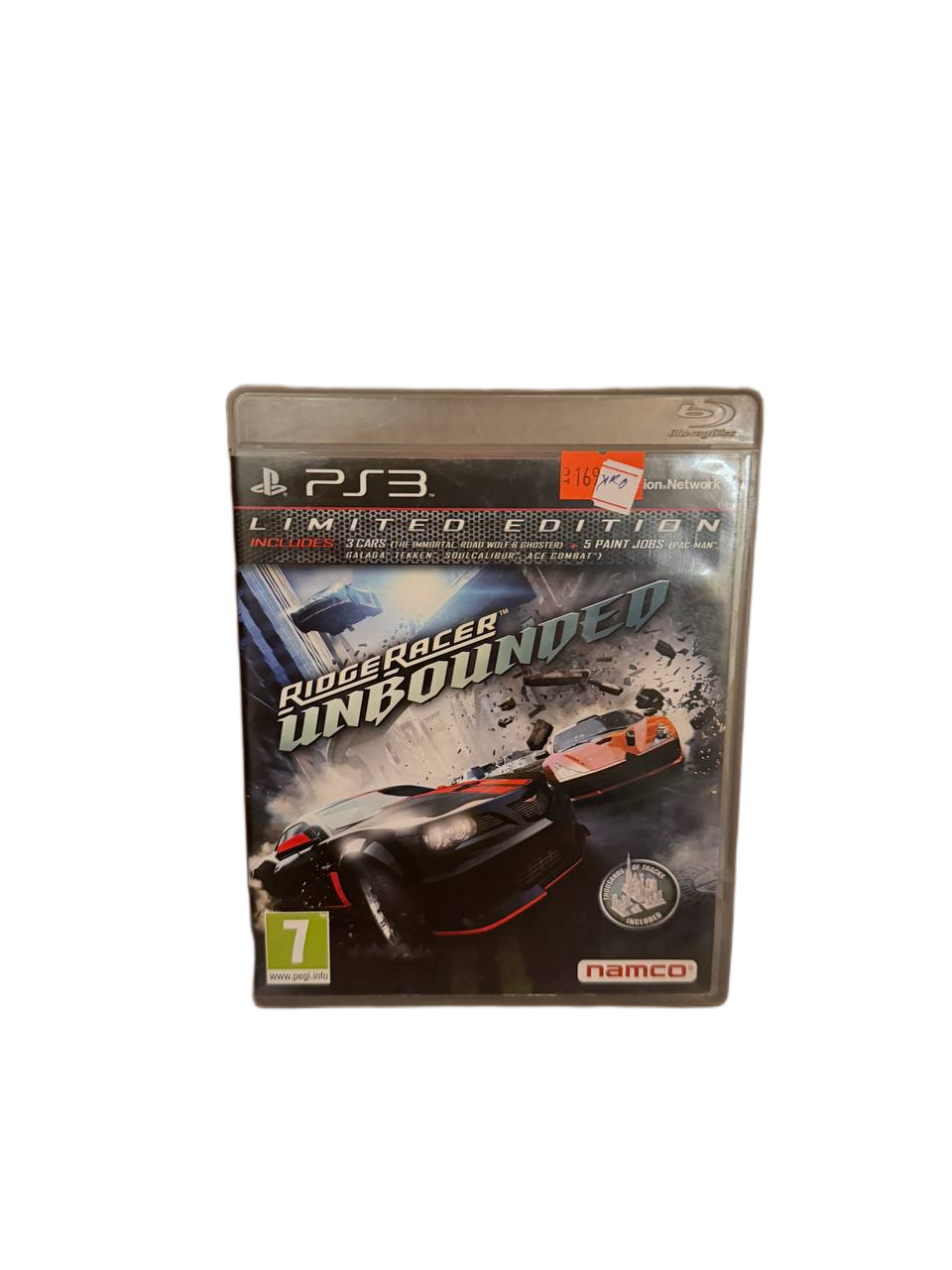 Ridge Racer Unbounded Limited Edition PS3 - Front Cover