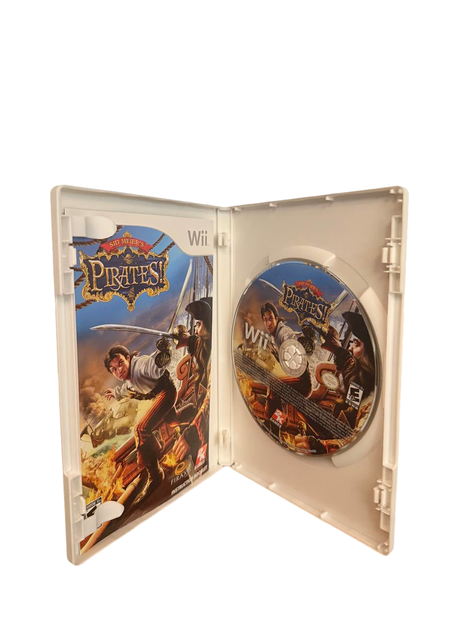 Sid Meier's Pirates! Wii - Disc & Manual