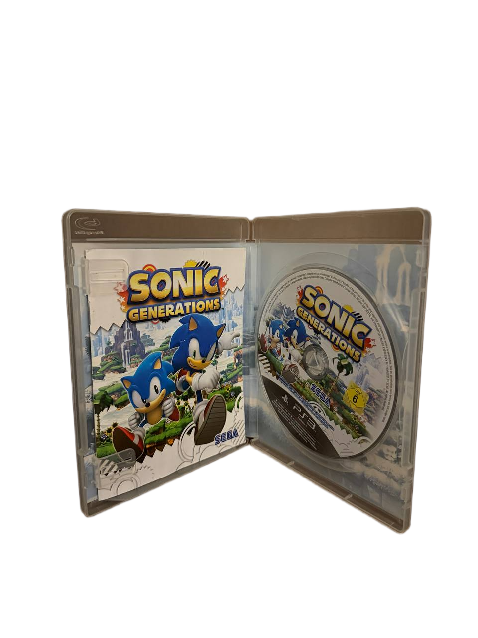 Sonic Generations PS3 - Case and Disc