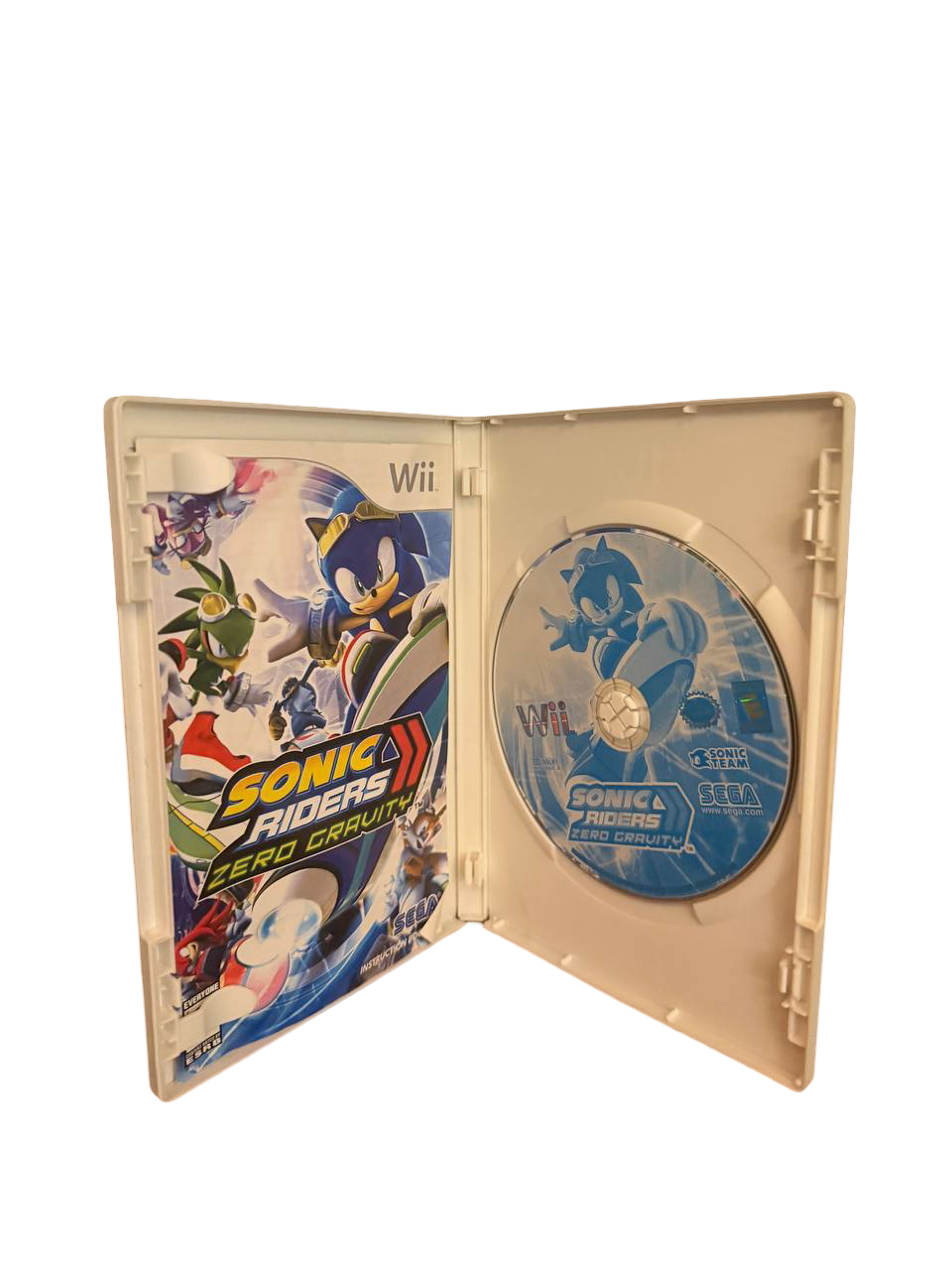 Sonic Riders Zero Gravity Wii - Case & Disc