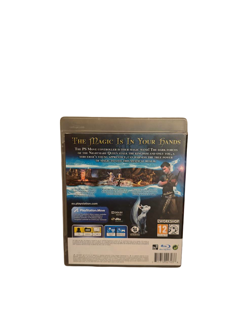 Sorcery PS3 - Back Cover
